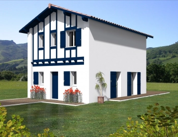 Maison à vendre côte Basque. Urrugne. 87m²,  3 chambres,  492 568 €.